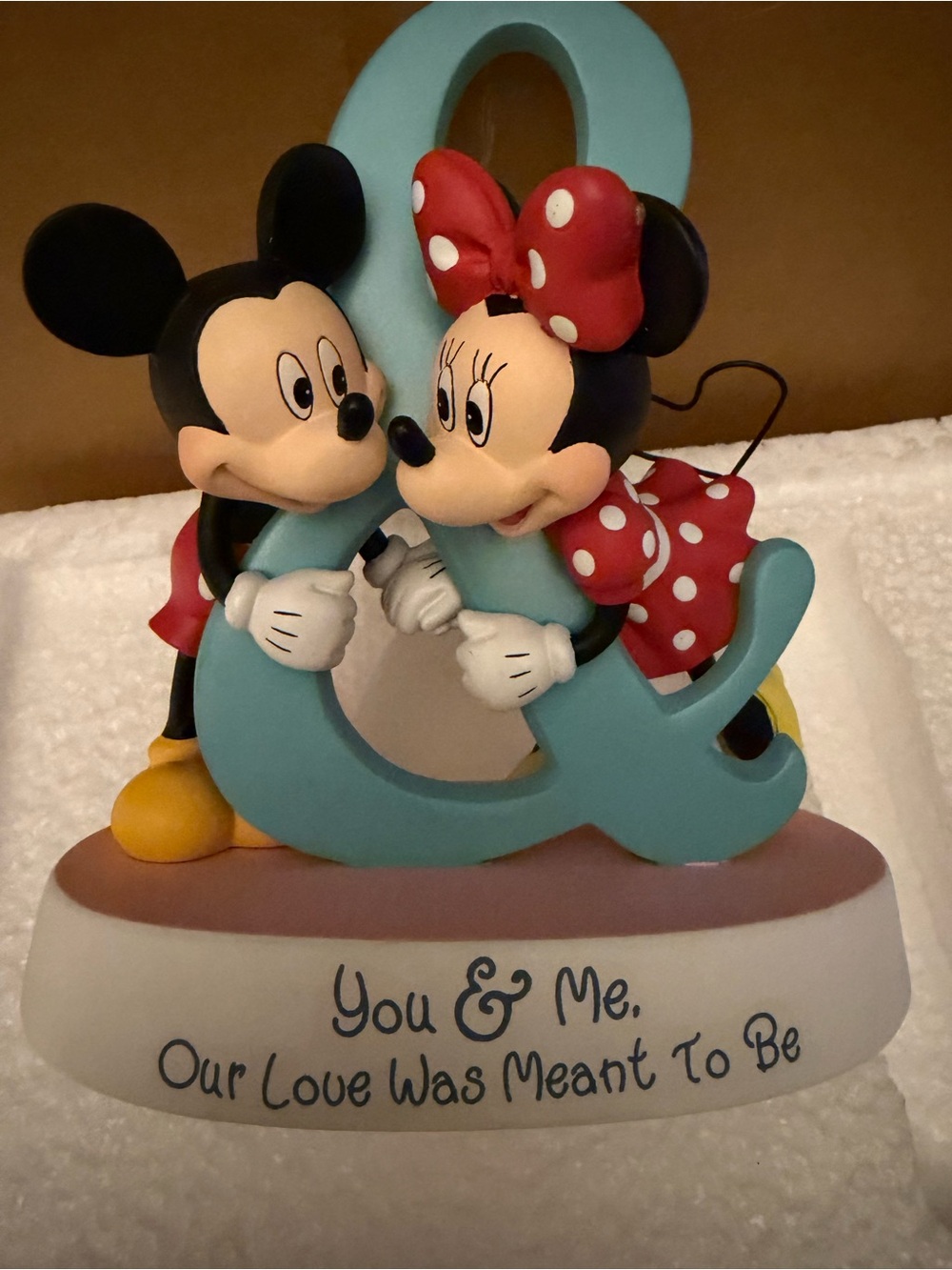 Disney Mickey & Minnie Couple Cake Topper - Red, Blue, Yellow, Black, White